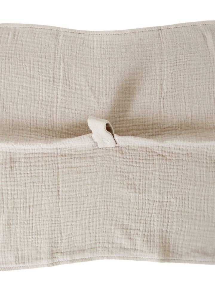 Marlowe & Co - Wholesale Security/Cuddle Blanket - Baby - Natural Sand Organic Cotton Muslin Lovey Blanket8