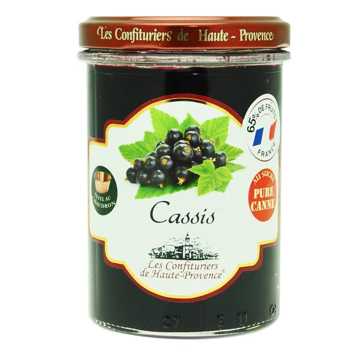 French blackcurrant jam for wholesale by Comtes de Provence