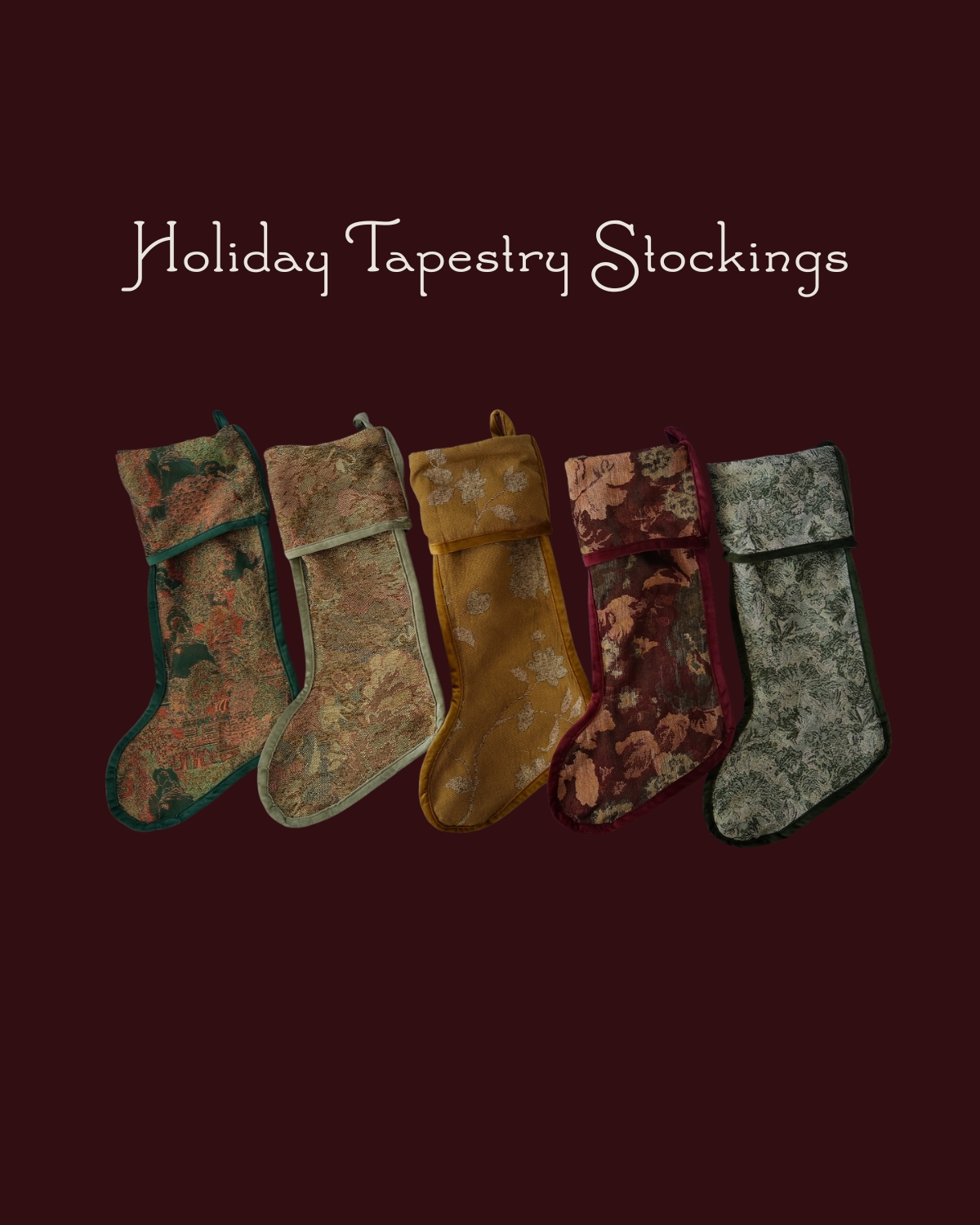 Twenty Third by Deanne - Wholesale Holiday Stocking - Elodie Tapestry Stocking9