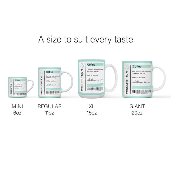 Mug Monster – wholesale Kaffekoppar – Kaffe receptbelagd mugg rolig present till apotek/apotek3