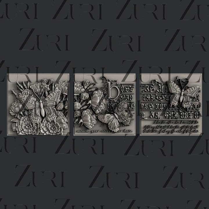 Vintage Florals #1 for wholesale by Zuri Designs