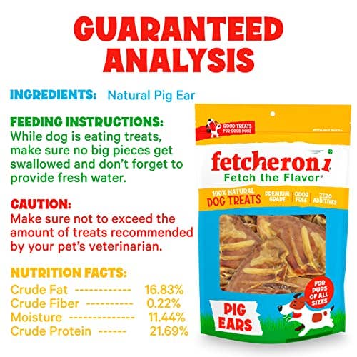 FETCHERONI - Wholesale Pet Treats - Dog - Pig Ears For Dogs, Whole Large4