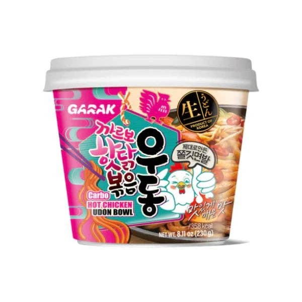 utoppa GmbH - Wholesale Ramen - Garak Instant Udon Noodle Bowl Hot Chicken Carbonara 230 g