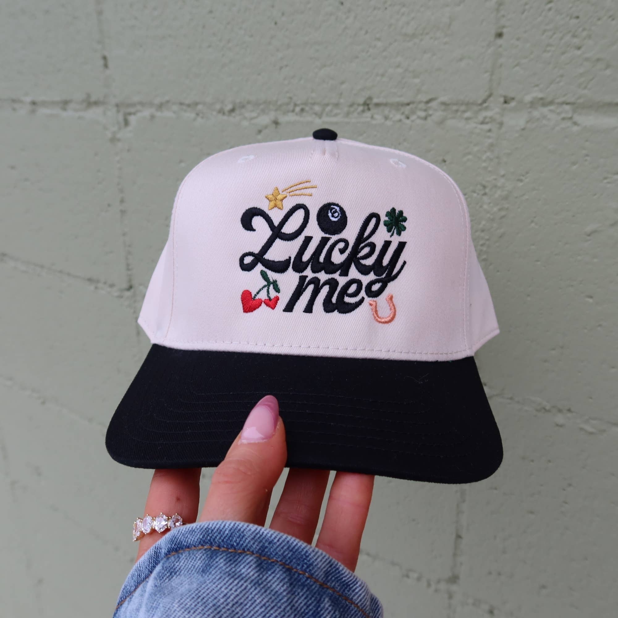 Made by Mariah - Wholesale Trucker Hat - Unisex - Lucky Me Charms Vintage Trucker Hat3