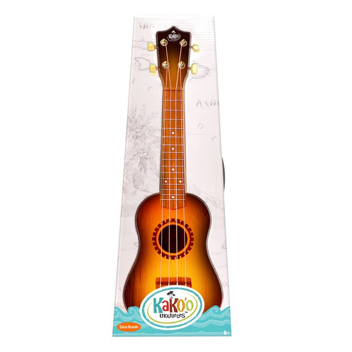 Salus Brands – Großhandel Musikspielzeug – Kind & Baby – Kako'o Music Sunburst-Ukulele (Solide Packung)