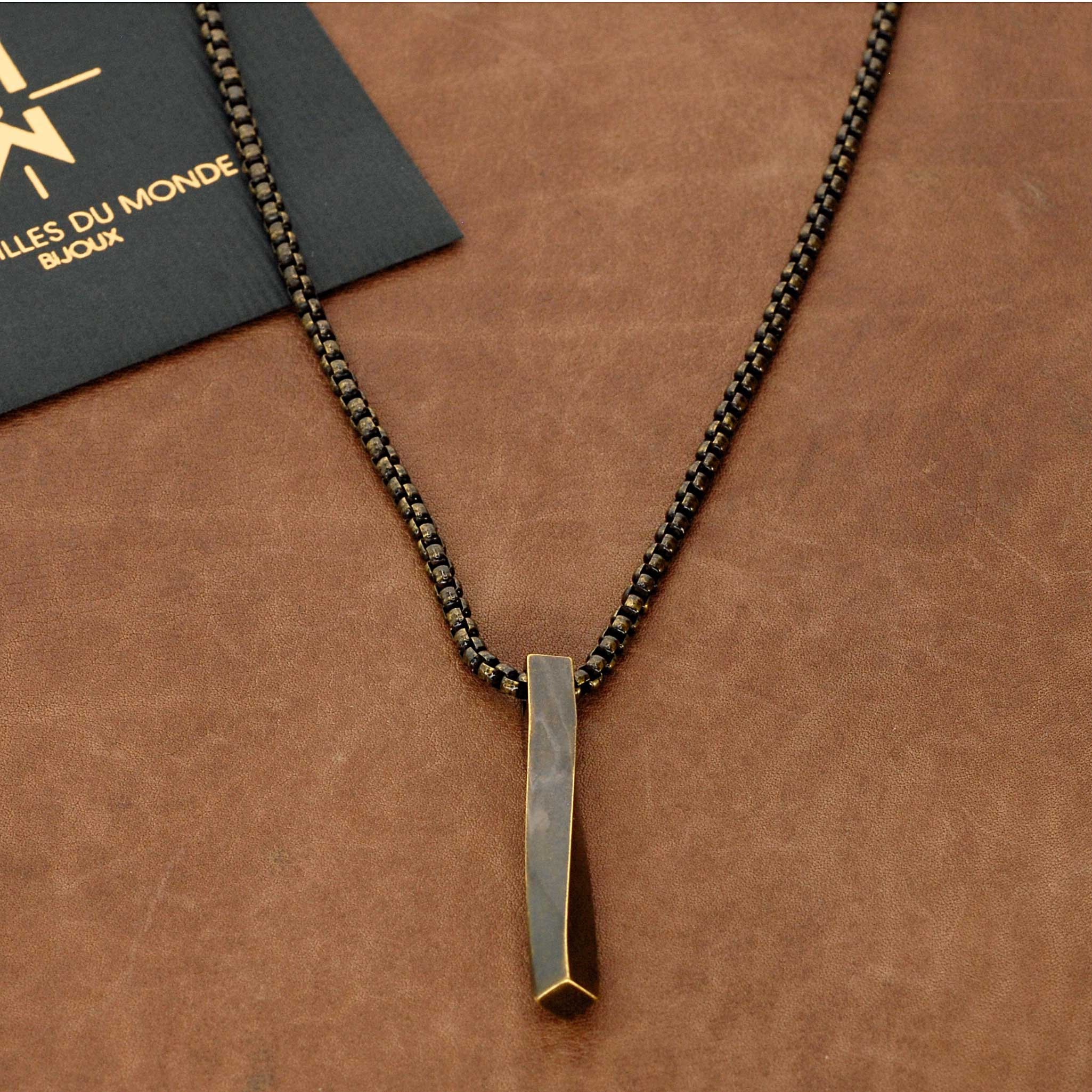 Merveilles du Monde – wholesale Kedjehalsband – Herrhalsband för fars dag – perfekt present till pappa1