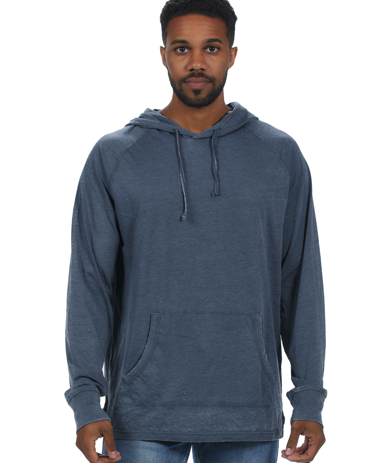 U.S. Apparel - Vente Sweat à capuche – femme - Chandail à capuchon unisexe en jersey - Light Garment Burnout Raglan36