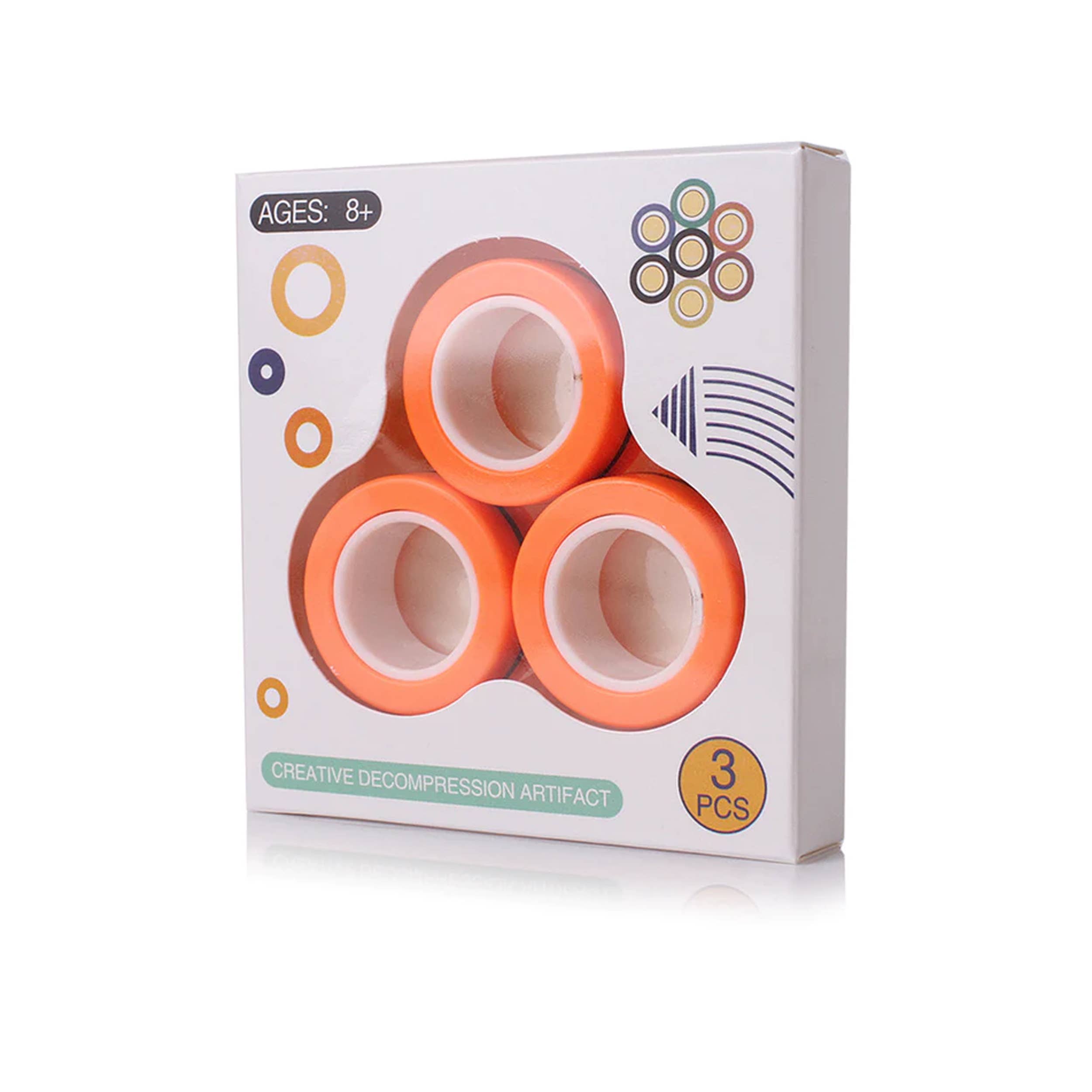 JSBlueRidge Toys - Wholesale Fidget Toy - Kids - Magnetic Spinner Finger Ring Fidget Kids Toy6