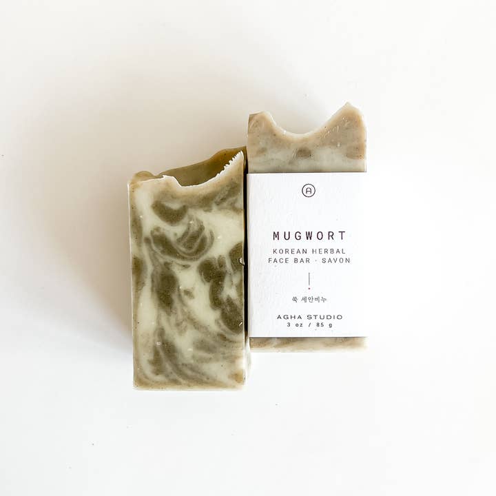 Agha Studio - Wholesale Facial Cleanser - Mugwort Korean Herbal Face Bar0