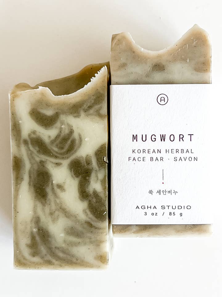 Mugwort Korean Herbal Face Bar for wholesale by Agha Studio