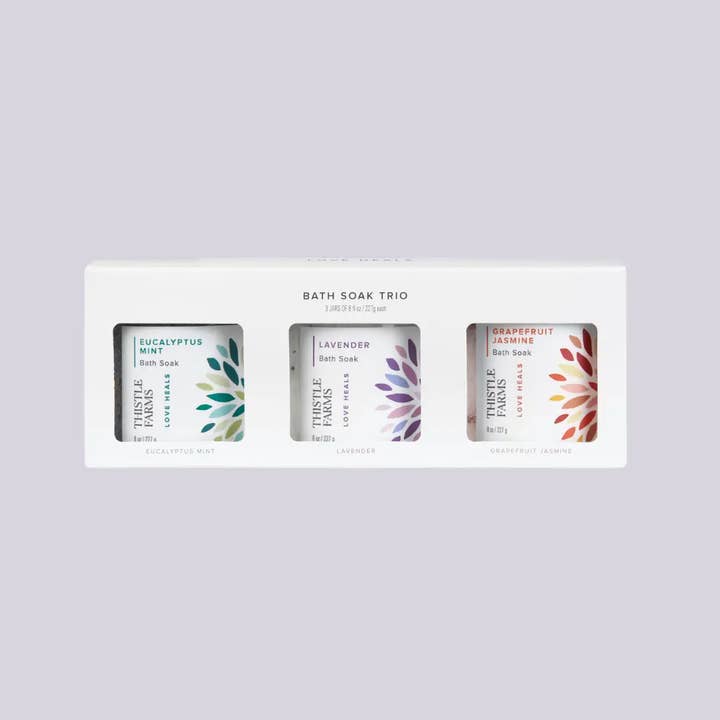 Thistle Farms - Wholesale Bath Salts - Bath Salt Soak Trio | Case of 6 Sets