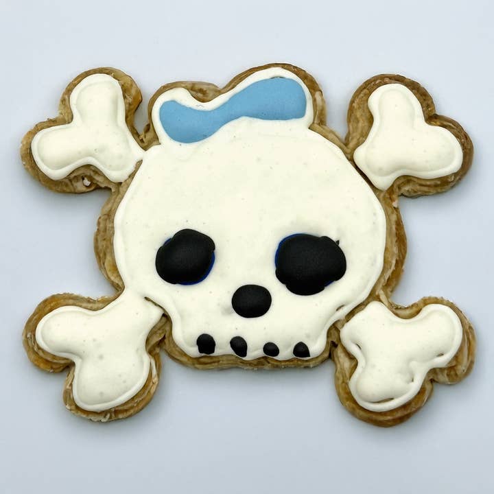 Sculley Bones Organic Dog Cookie for wholesale by Pupcakes and Pawstries Barkery