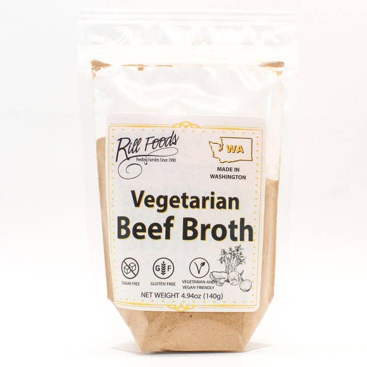 Vegetarian Beef Broth for wholesale by Rill Foods