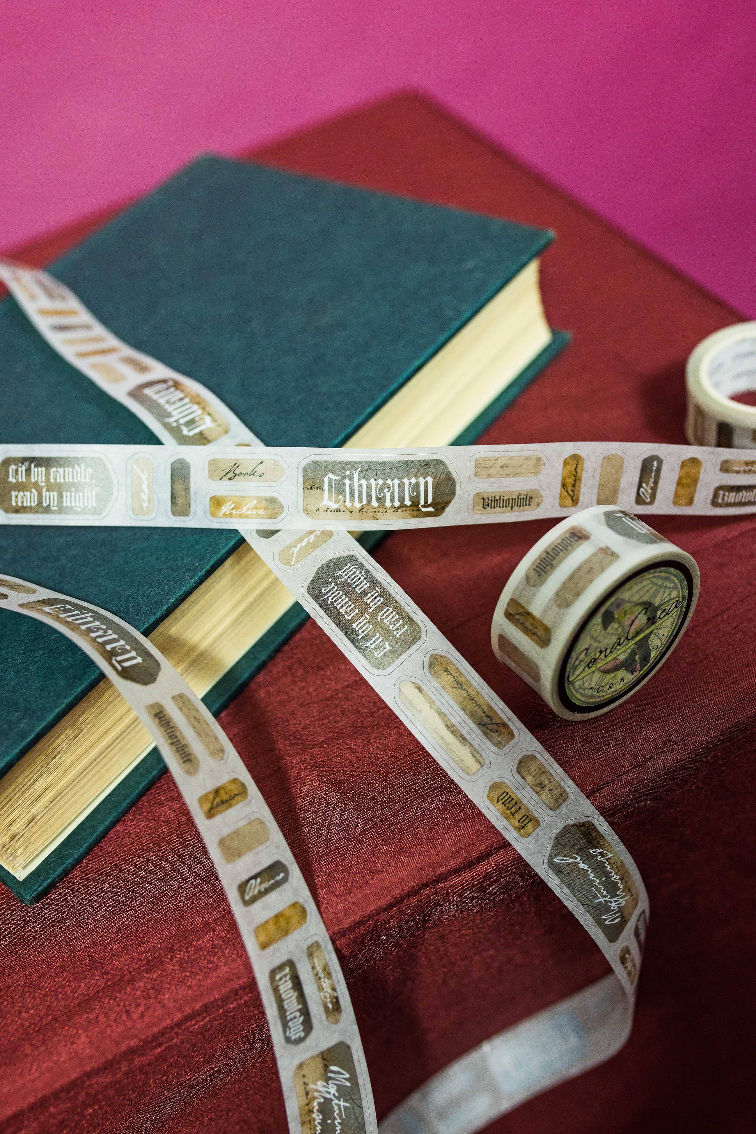 CoraCreaCrafts - Wholesale Tape - Academia Peel Off Labels1