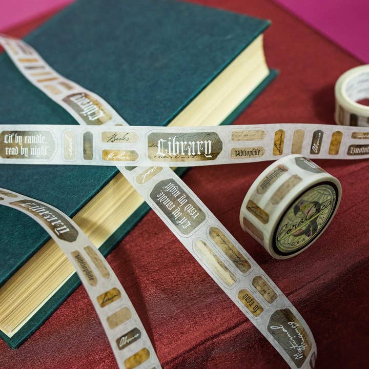 CoraCreaCrafts - Wholesale Tape - Academia Peel Off Labels1