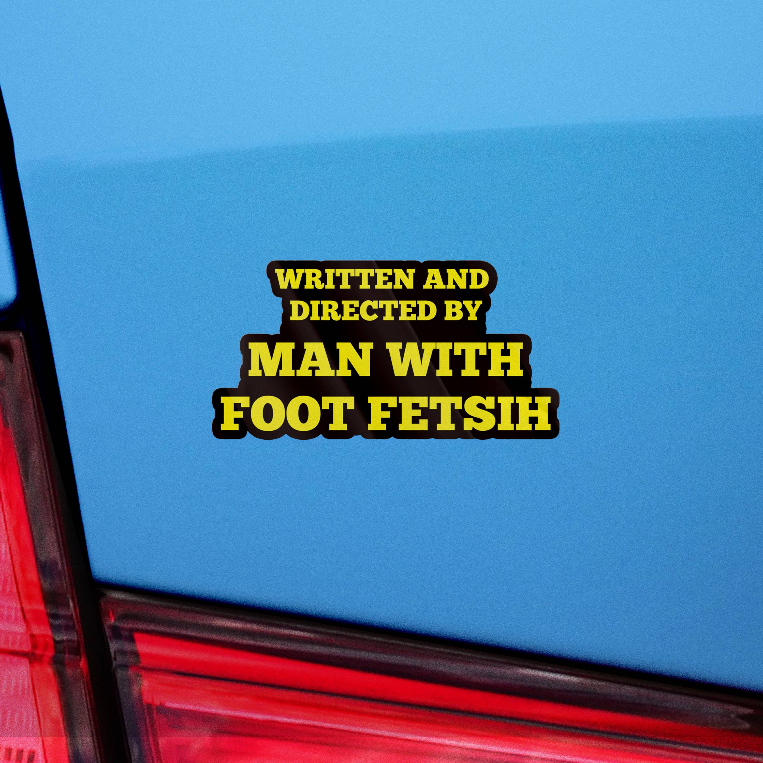 Sticker Bull - Wholesale Sticker - Quentin Tarantino Foot Fetish Meme Sticker, Waterproof Vinyl6
