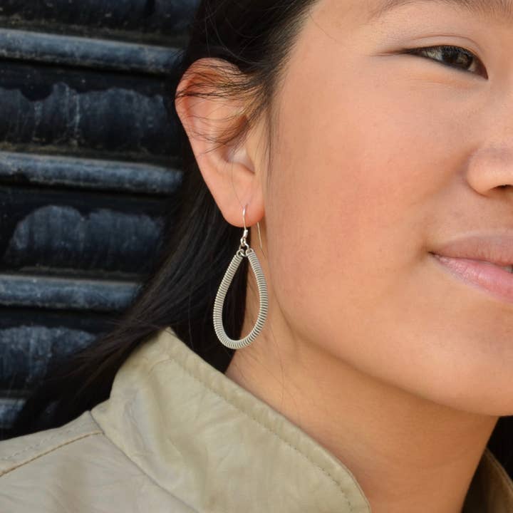 High Strung Studios – wholesale Dangle earrings – Wound Up Teardrop Earring1