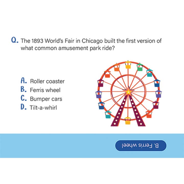 Cottage Door Press - Wholesale Card Game - Q & A America Trivia Card Game1