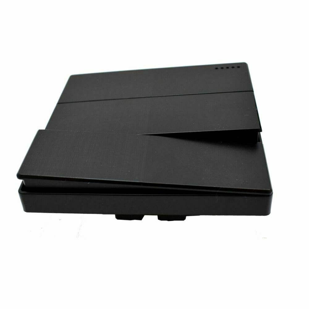 Ledsone – wholesale Light switch cover/plate – Single Double Screwless Black Light Switches & Socket Flat8