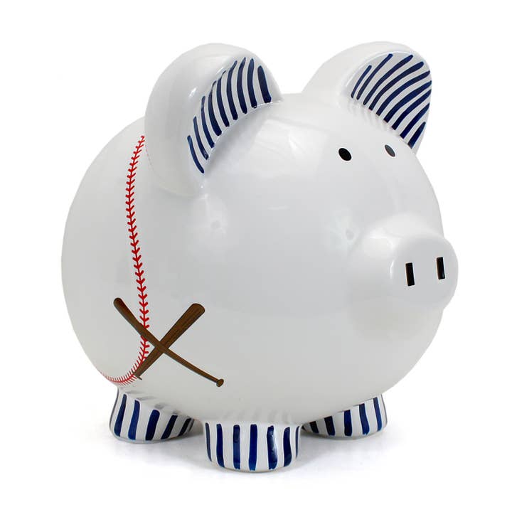 Child To Cherish® - Wholesale Money/Piggy Bank - Kids & Baby - Baseball Pig Bank