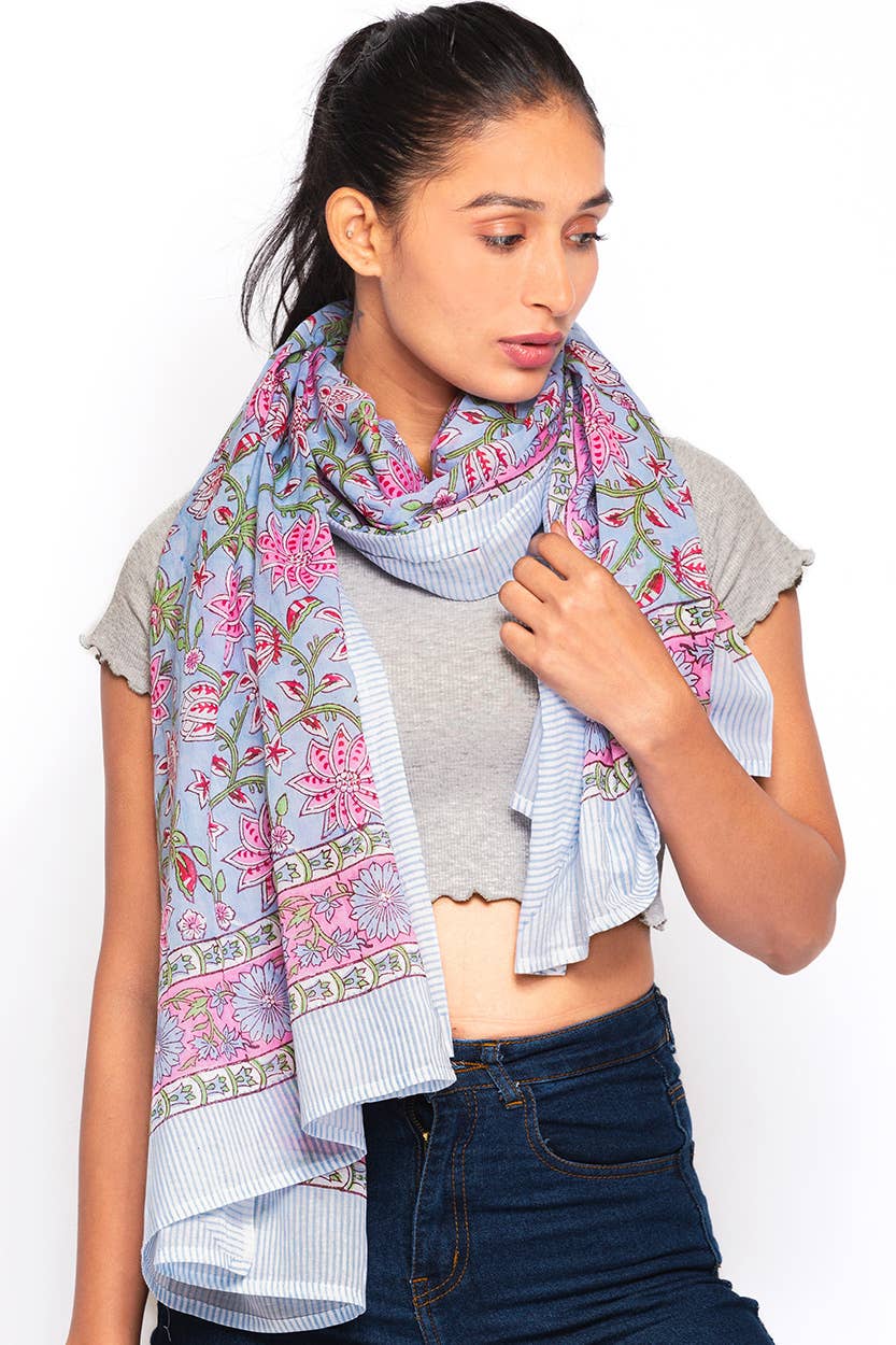 Sevya Handmade – wholesale Wrap - Dam – Sunanda blocktryckta saronger15