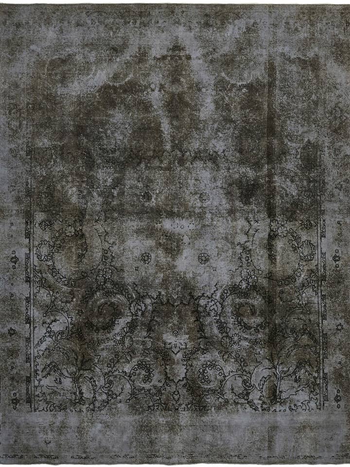 Tapis de grande surface surteint gris 10x12 - 44010 pour la vente par RUG N CARPET