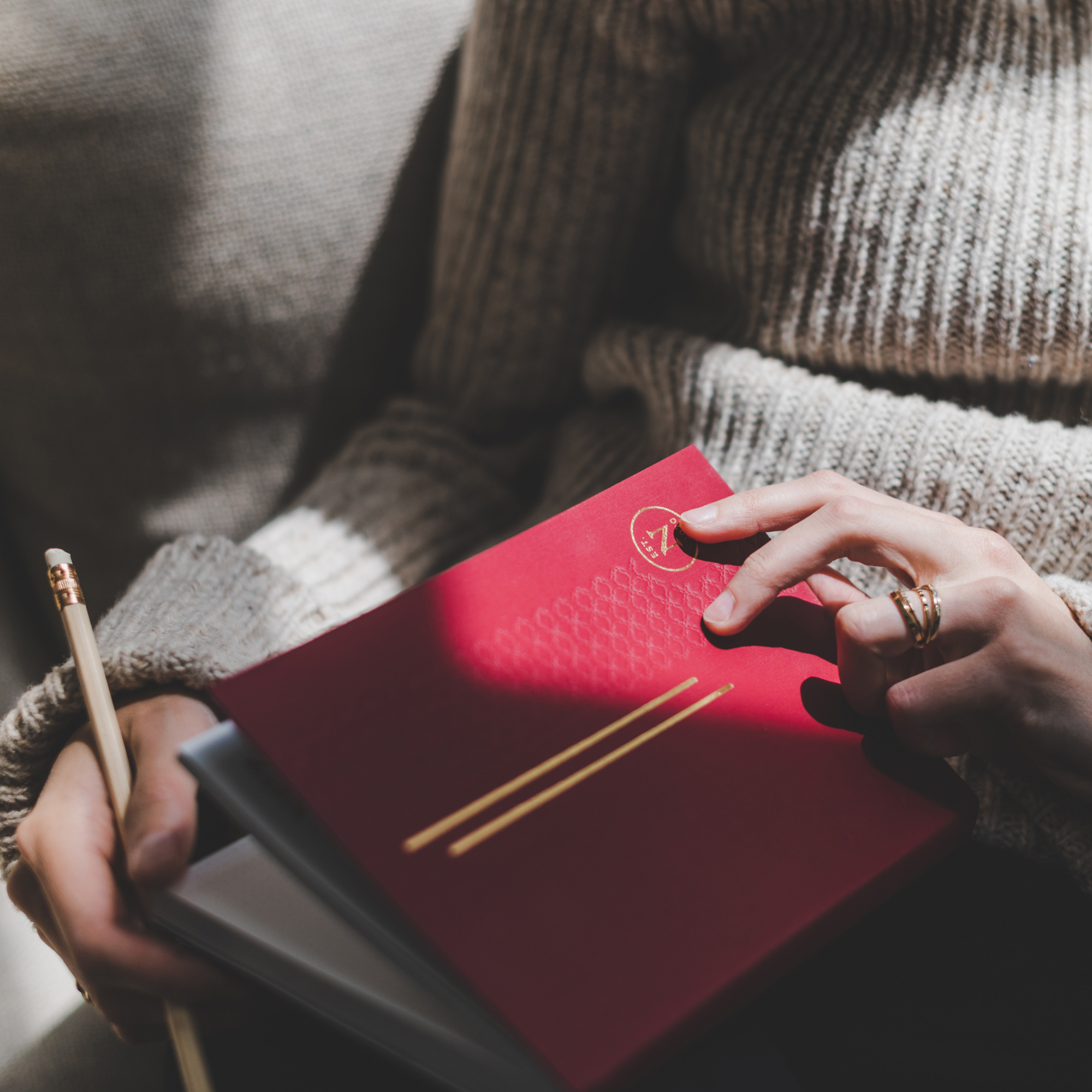 nez living | notebooks & bullet journals - Wholesale Notebook - vegan bio-leather notebook - Luisa; large / ruby3