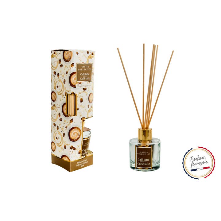 6 Sticks Diffuser 50 ml Café Latte for wholesale by CP INTERNATIONAL