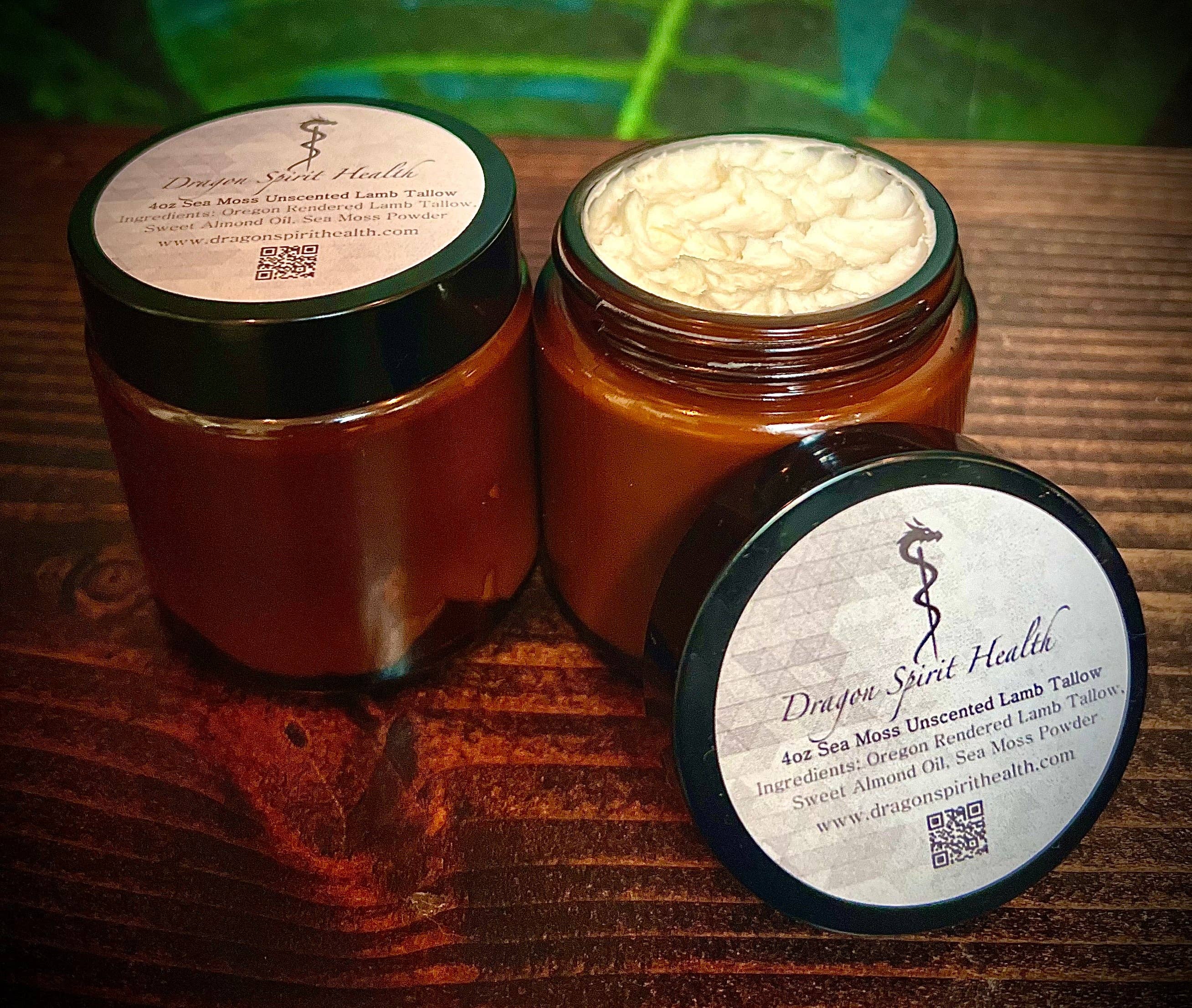 Dragon Spirit Health - Venta al por mayor Crema hidratante facial - Crema facial Sea Moss & Tallow1