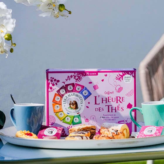 Les 2 Marmottes – wholesale Tea bags – L'Heure des Thés Set - 75 bags1