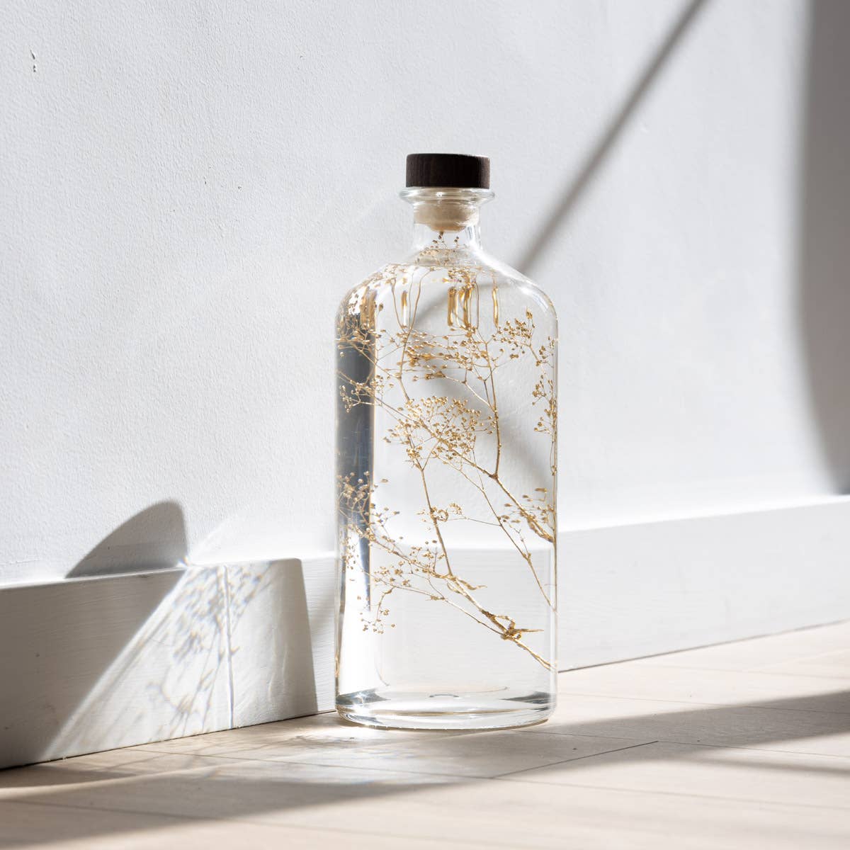 Theophile Berthon – Großhandel Pflanzen – Das Herbarium Schleierkraut Gold - XL-Glas - eingetauchte Pflanze2