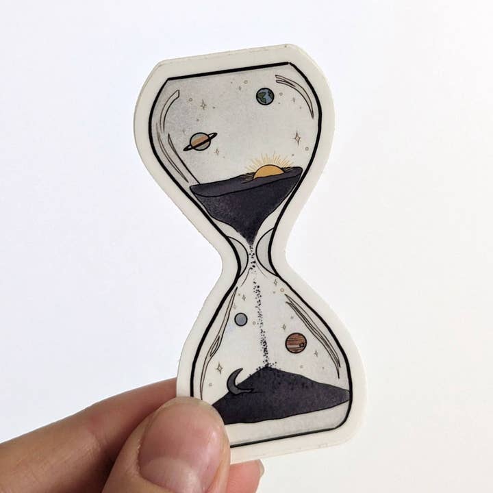 Adesivo in vinile Spazio e tempo per la vendita all'ingrosso da parte di Elizabeth Kirsteatter