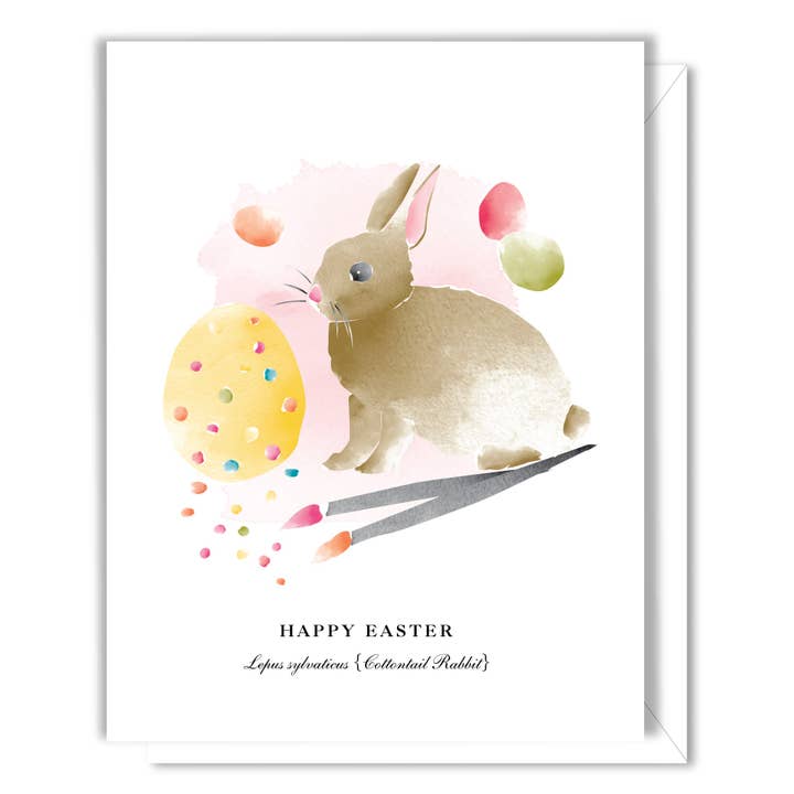 Easter Cottontail Card for wholesale by Driscoll Design