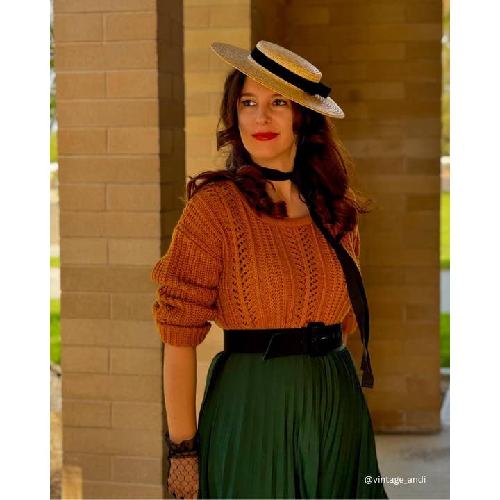 Mak - Wholesale Knit Sweater - Women's - Leaf Crochet Detailed Rolled Up Sleeve Sweater HB205217