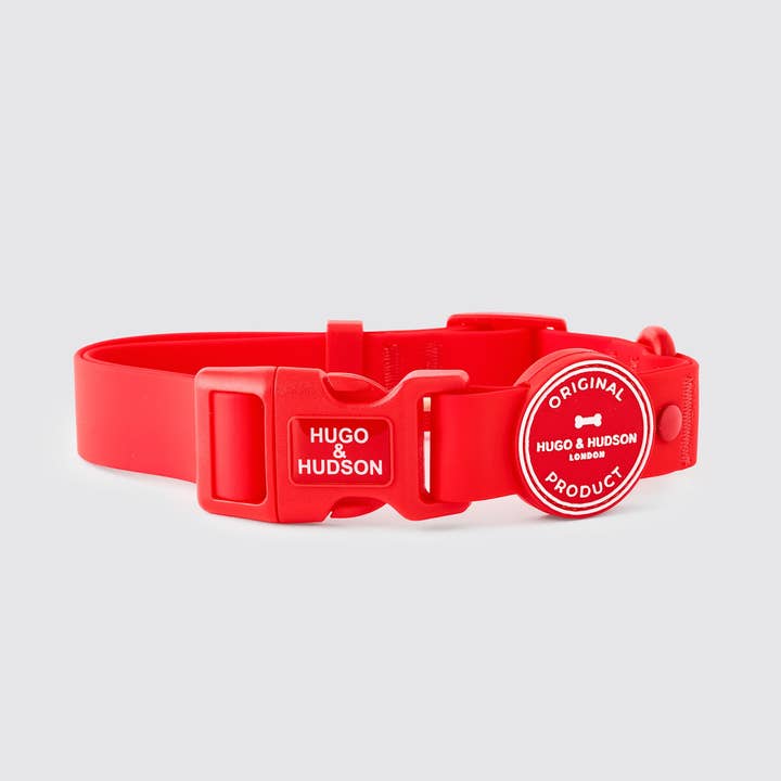 Hugo & Hudson - Wholesale Pet Collar - Dog - Waterproof Dog Collar - Red