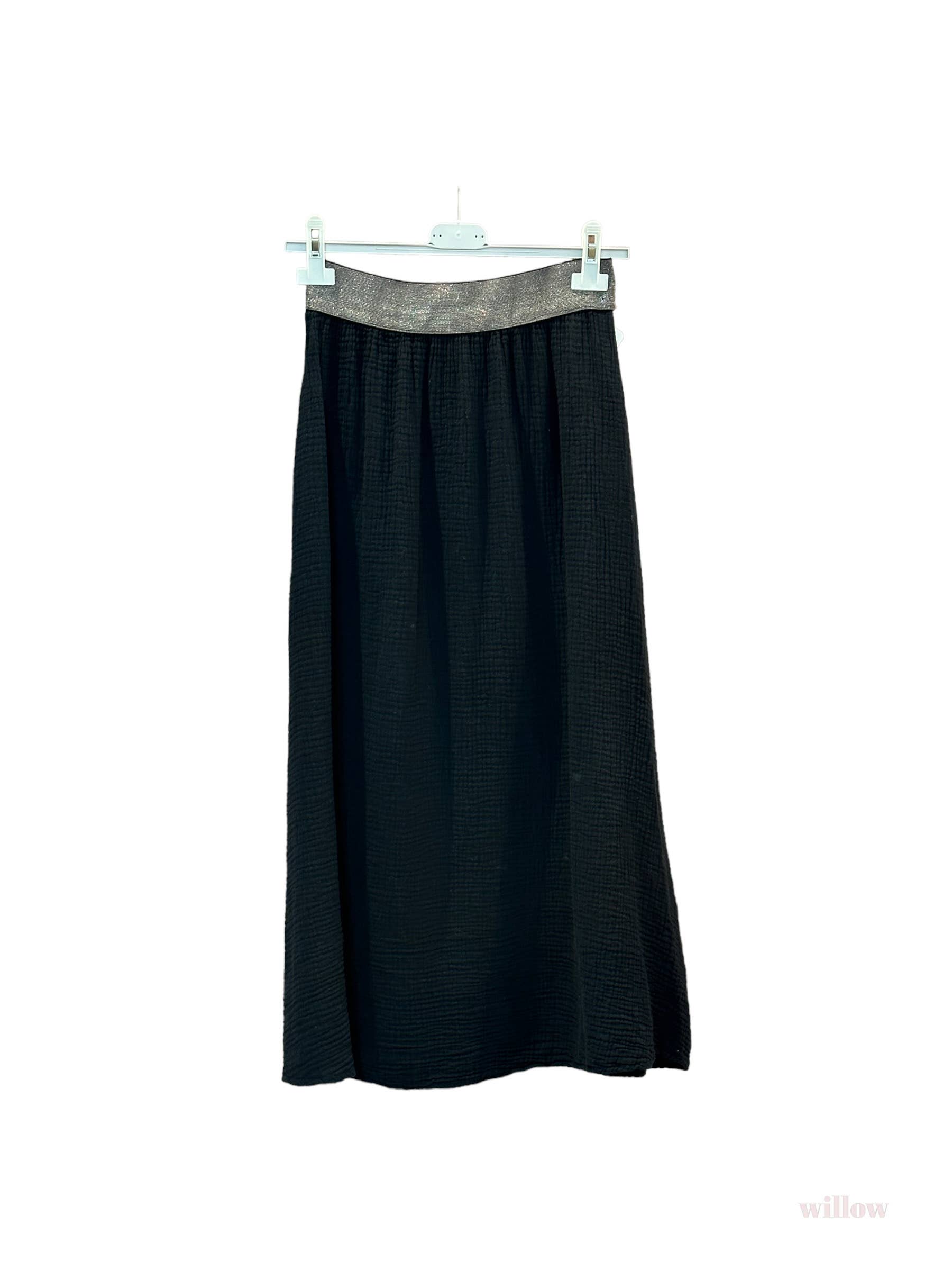 【BAON】Calan Cotton Banding Long Skirt BAON】Calan Cotton Banding Long Skirt skirt 22268 ANNA