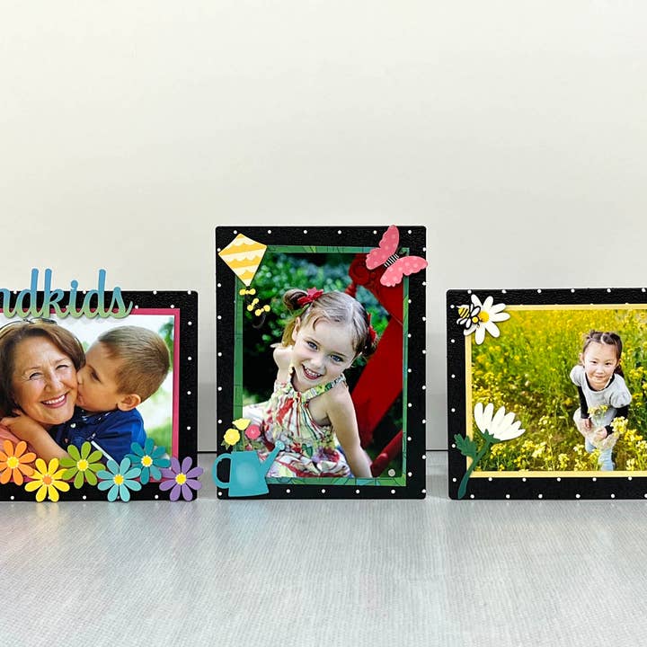 Roeda Studio - Wholesale Magnet - Daisy Magnets S/4, Cool Colors, Spring Decor