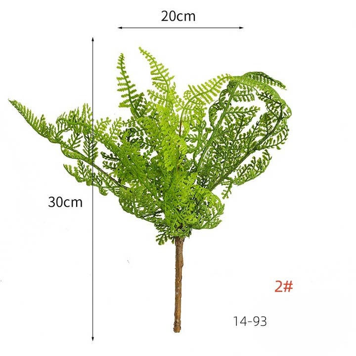 ACNITE(We cover U.S. import duties) – Planta artificial por atacado – Folhagem artificial de samambaia, enchimento de vaso, ramos suculentos2