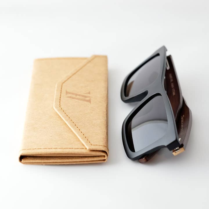 Unisex Bamboo Sunglasses – Deva Clouds for wholesale by AMEVIE