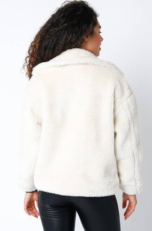Olivaceous - Wholesale Jacket - Women's - Gabby Plush Jacket8