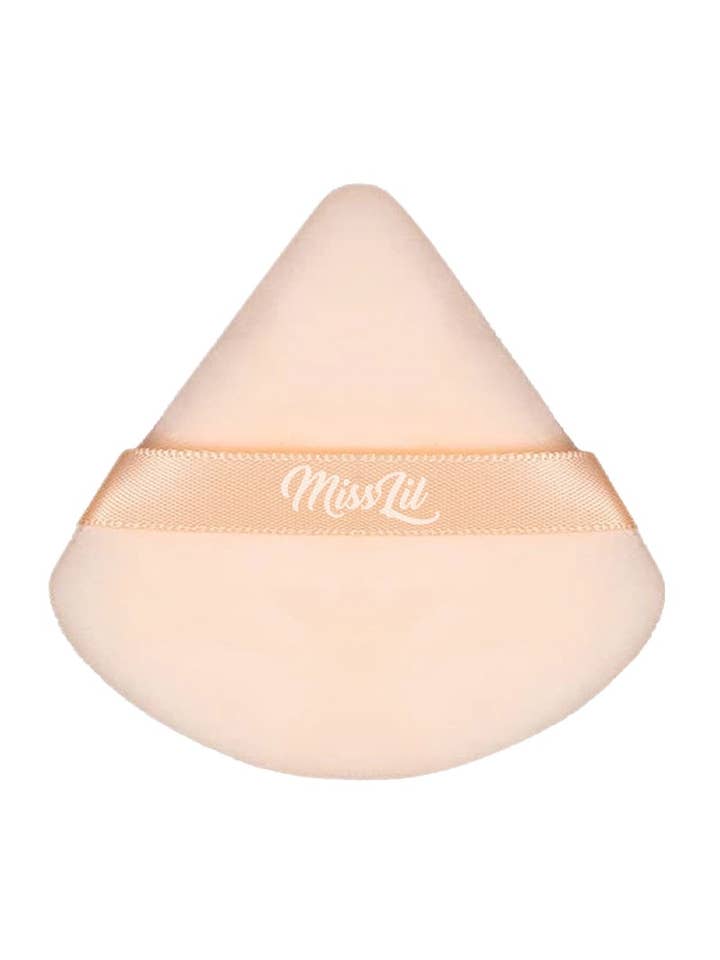Miss Lil USA MLPP03z Beige 6pc Powder Puff Set- 6 sets for wholesale by PINEAPPLE Beauty