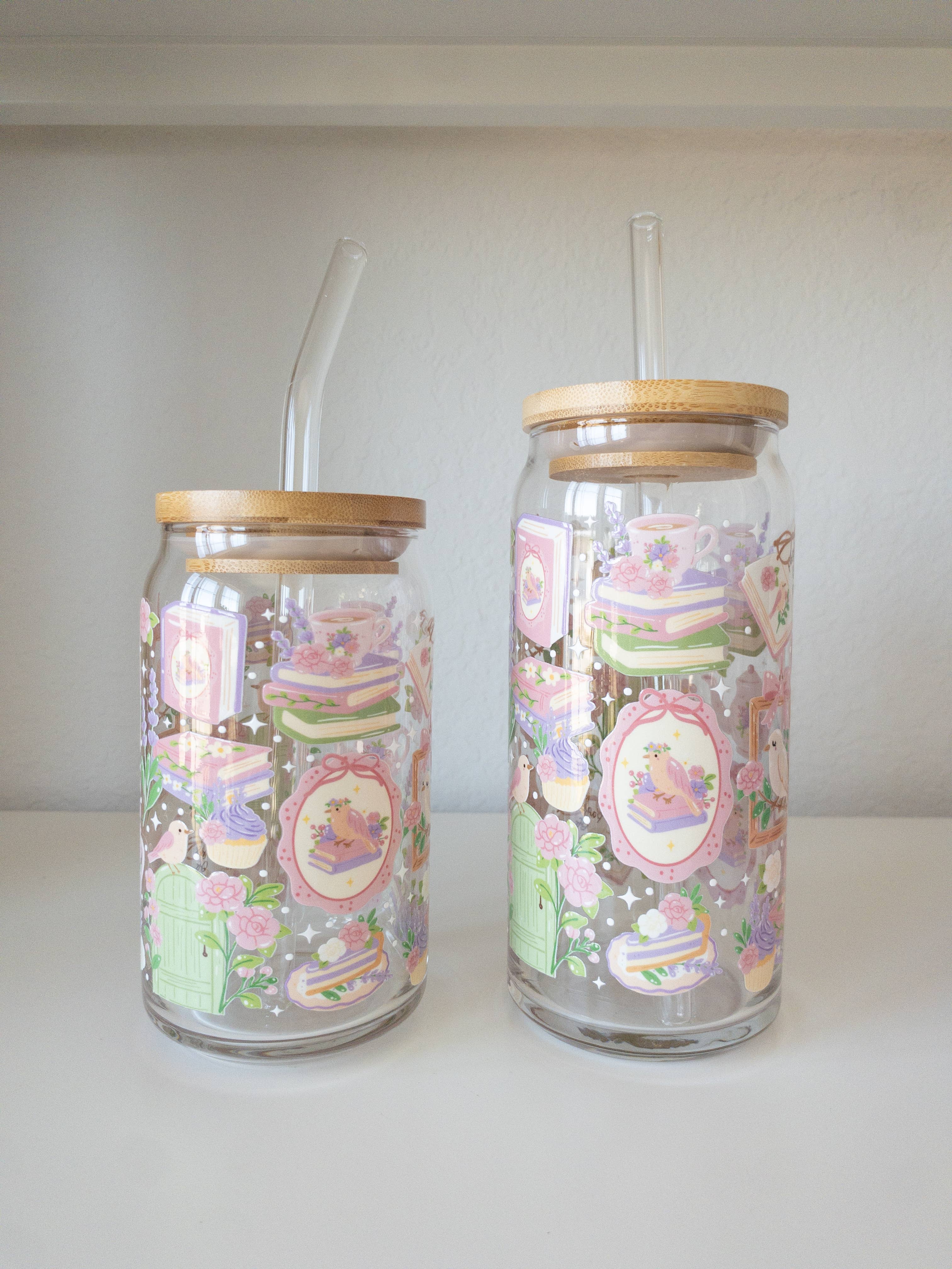 Be Bold Stay Bold - Wholesale Drinking glass/cup - Pages of Peace Bookish Glass Cup