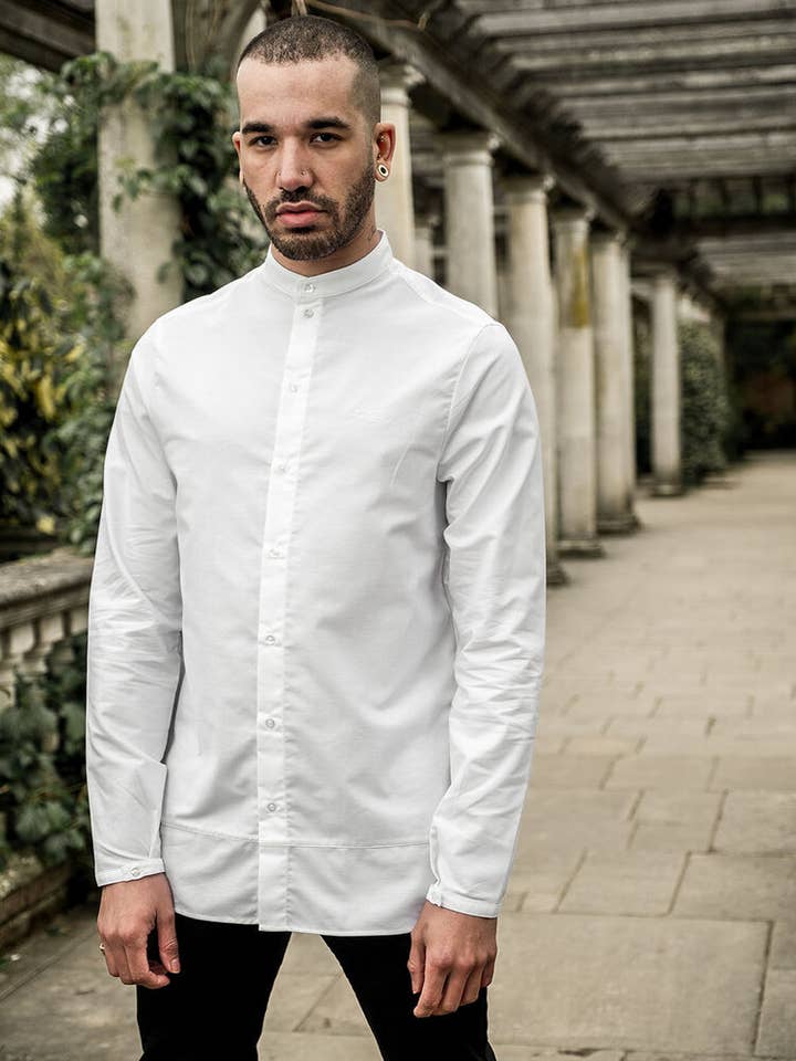 Tymoor - Wholesale Overhemd met knopen - Heren - Opa shirt7