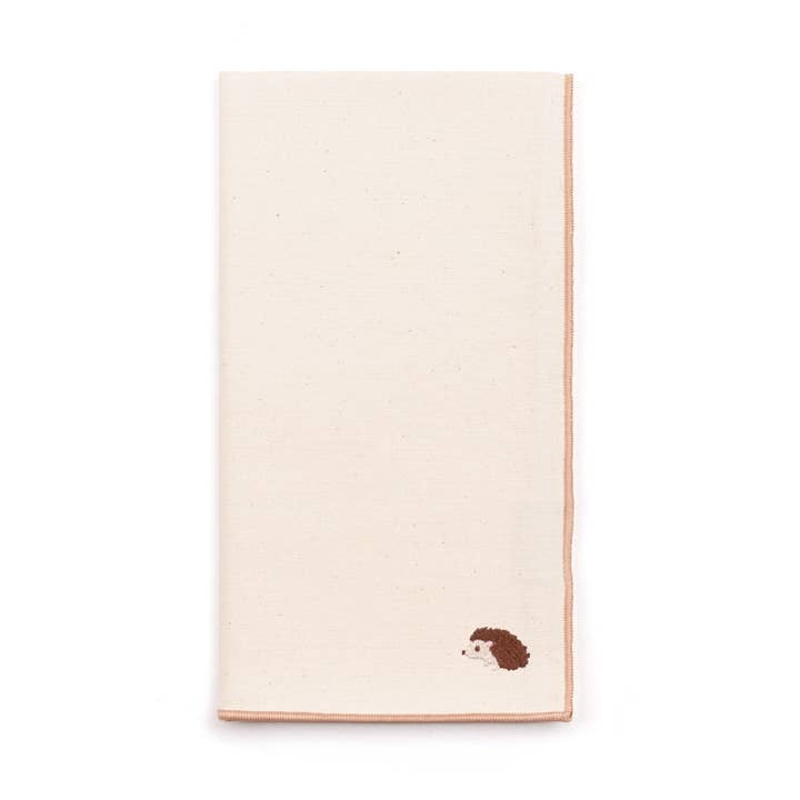 Ecru Nazaré servetten met herfstborduursel voor wholesale door Torres Novas