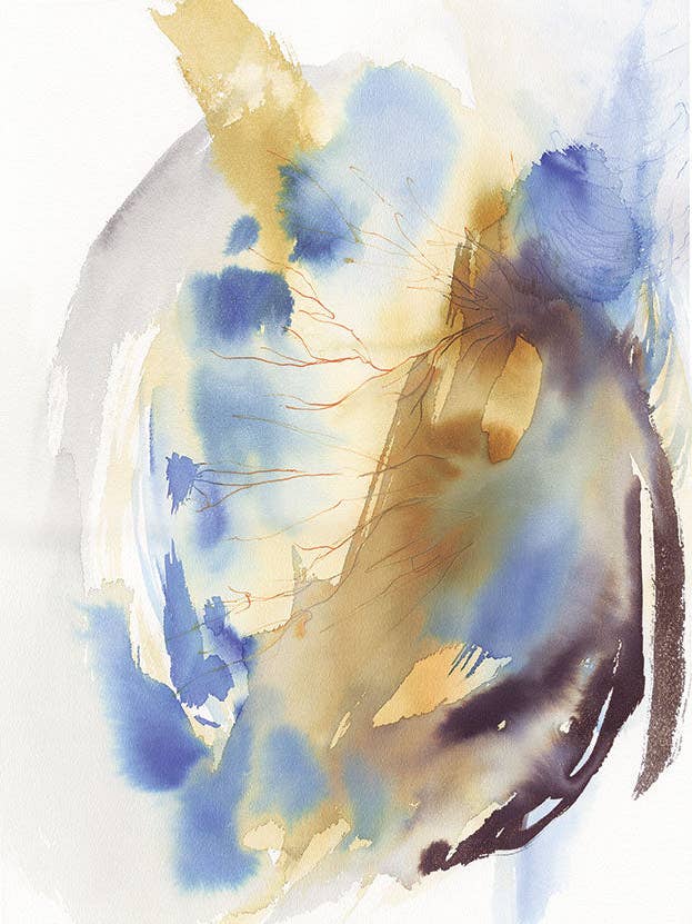 Aquarelle L'afflux pour la vente par Araceli García Illustration