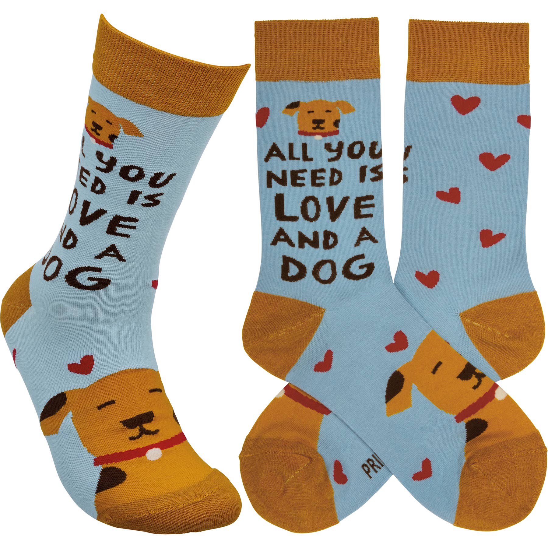 Primitives by Kathy - Wholesale Socks - Unisex - Need Is Love And A Dog Socks0