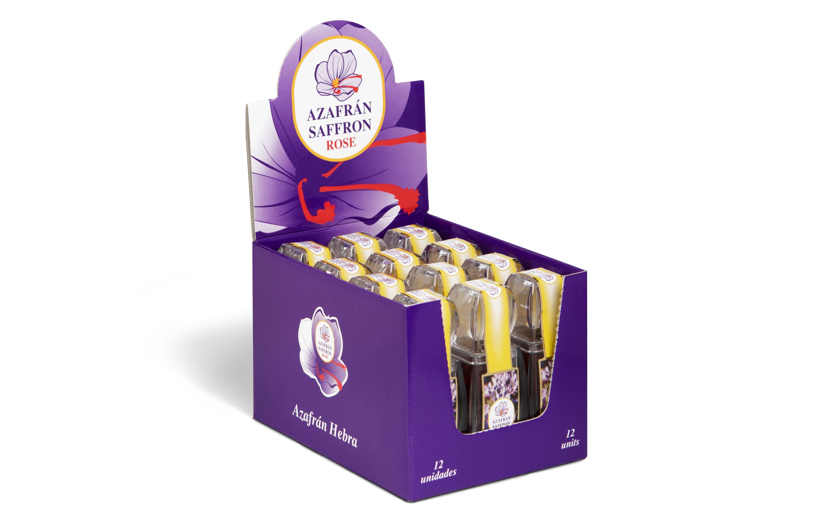 AZAFRÁN - SAFFRON ROSE – wholesale Torkad krydda – Select saffrantrådar i plastburk, 2 g1