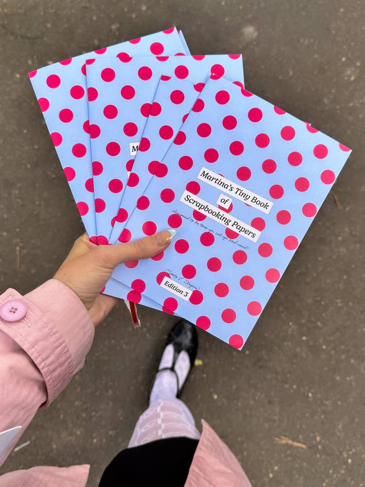 Martina’s Tiny Book of Scrapbooking Papers (Edition 3: Spots & Stripes!) for wholesale by TINYSTORE