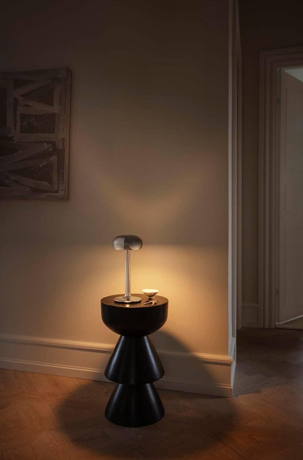 Forma House - Vente Lampes d'appoint/de bureau - Eva Solo - Lampe à batterie LED Emendo Chrome1