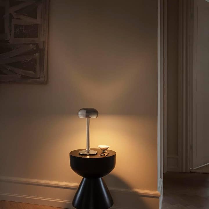 Forma House - Vente Lampes d'appoint/de bureau - Eva Solo - Lampe à batterie LED Emendo Chrome1